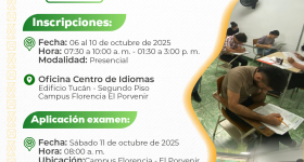 Inscripciones al examen de proficiencia en inglés como requisito a grado